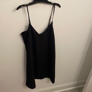 Monki black slip dress